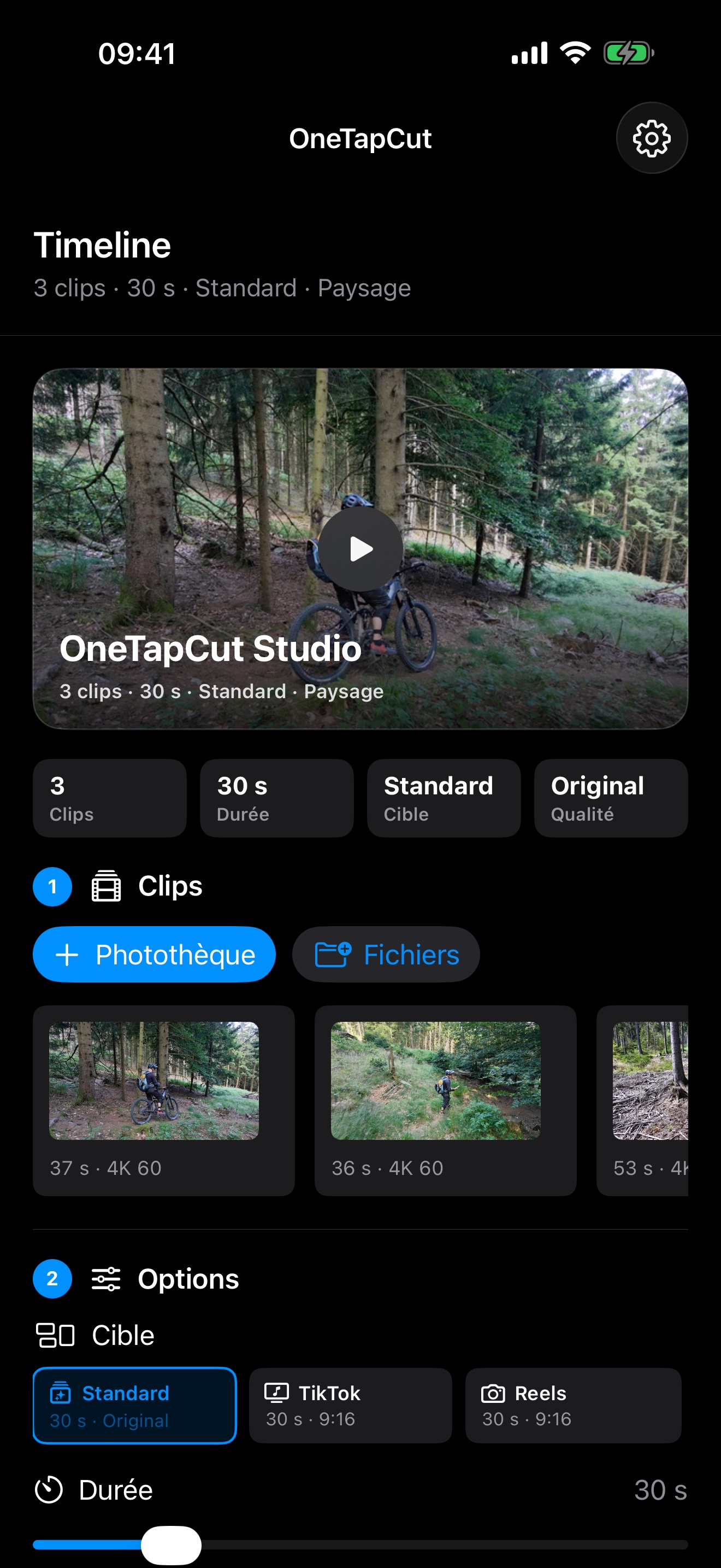 OneTapCut Studio screenshot